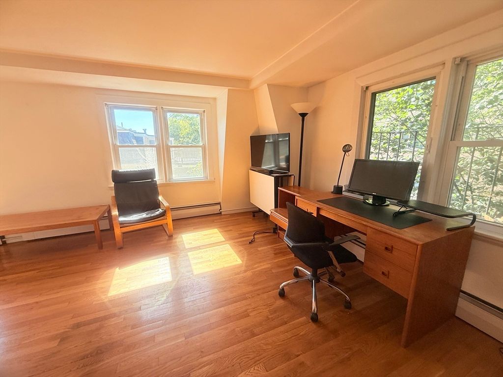 Home Office, Interior, Wood Texture Flooring