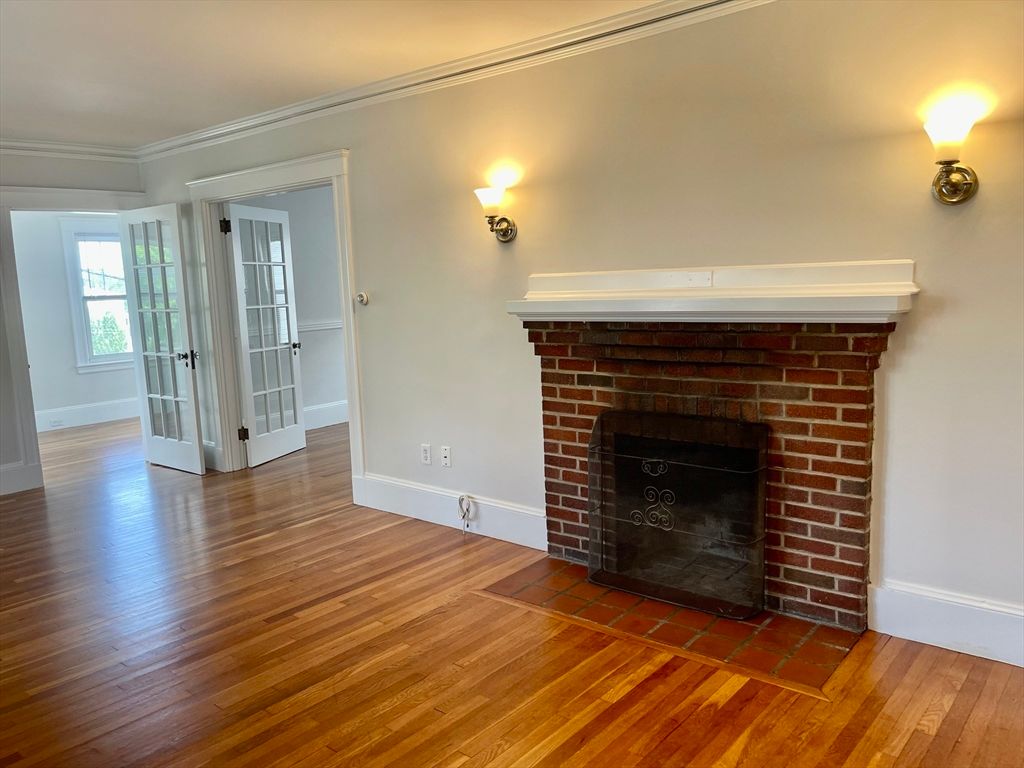 Fireplace, Interior, Stone Walls, Wood Texture Flooring