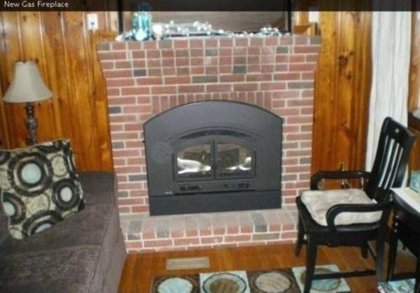 Fireplace, Interior, Stone Walls, Wood Texture Flooring