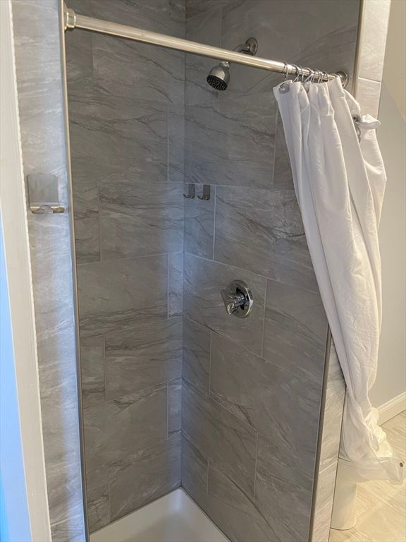 Bathroom, Glass Shower, Interior, Marble Walls