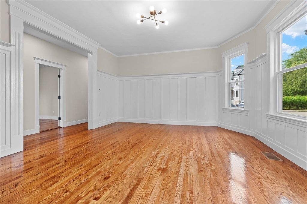 Empty room, Interior, Wood Texture Flooring