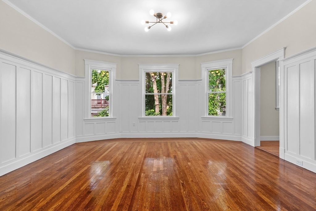 Empty room, Interior, Wood Texture Flooring