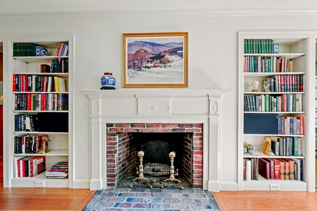 Fireplace, Interior, Wood Texture Flooring