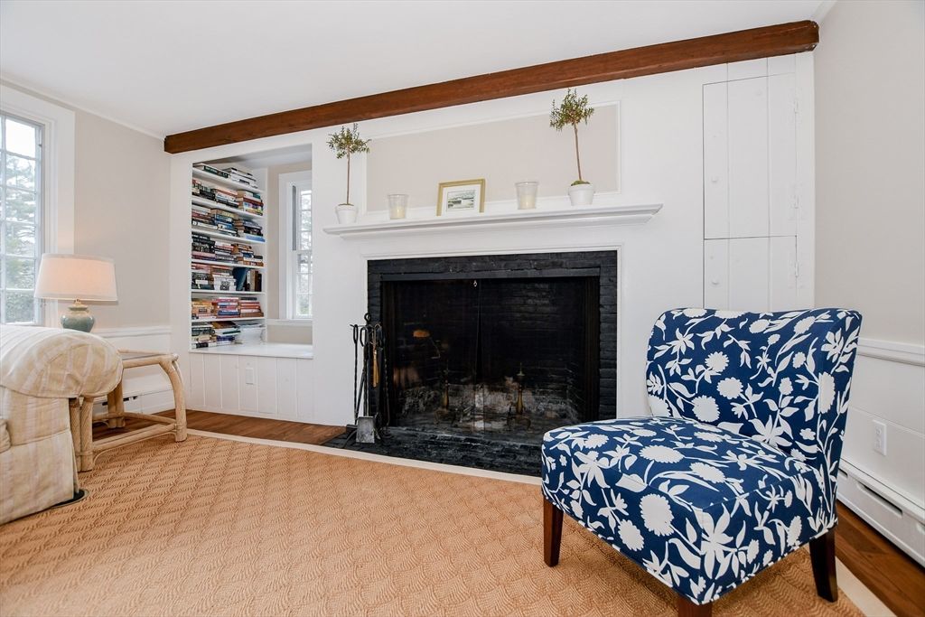 Fireplace, Interior, Wooden Beams, Wood Texture Flooring