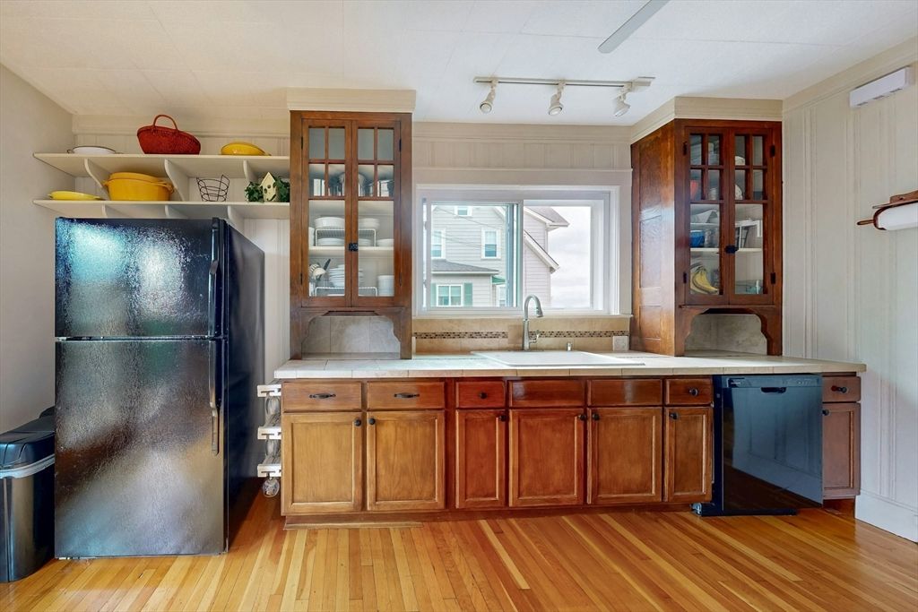 Interior, Kitchen, Wood Texture Flooring