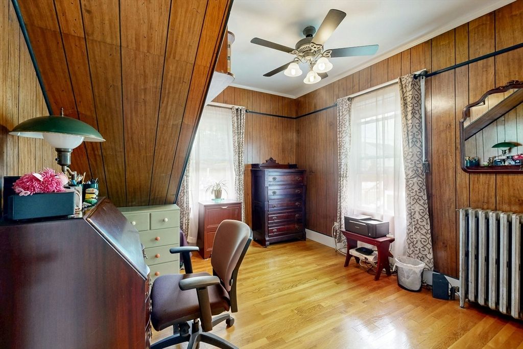 Home Office, Interior, Wooden Ceilings, Wood Texture Flooring, Wooden Walls