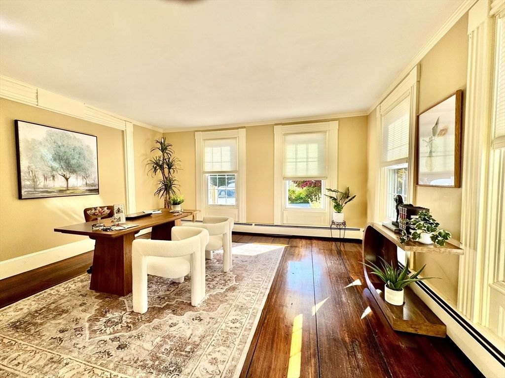 Home Office, Interior, Wood Texture Flooring