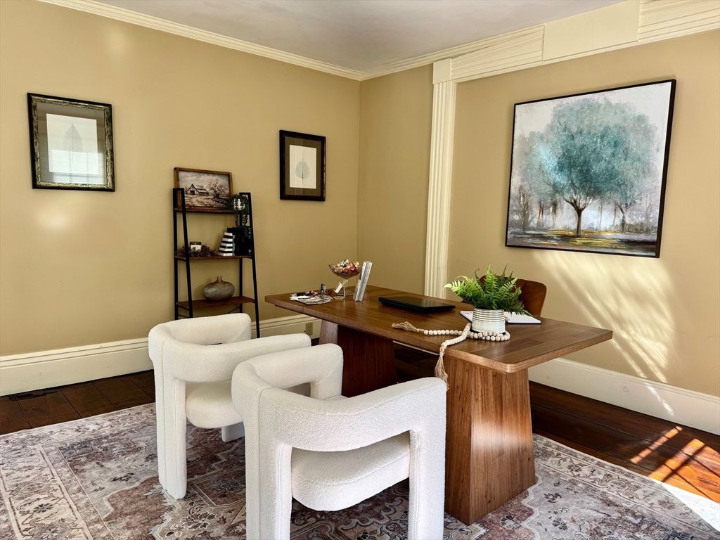 Home Office, Interior, Wood Texture Flooring