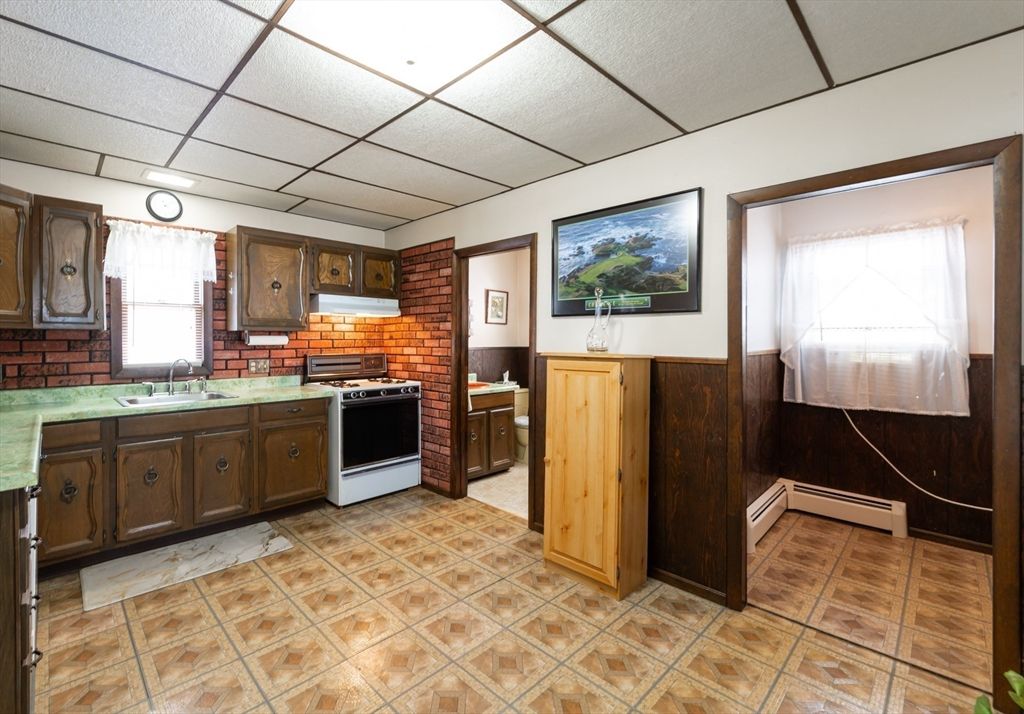 Interior, Kitchen, Stone Walls