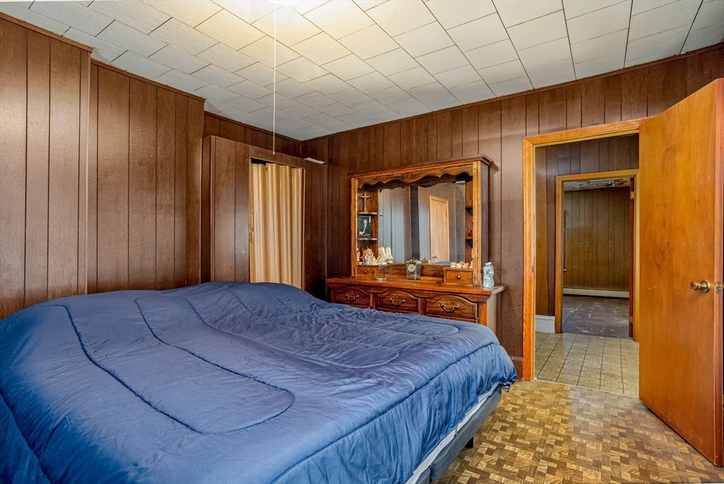 Bedroom, Interior, Wooden Walls