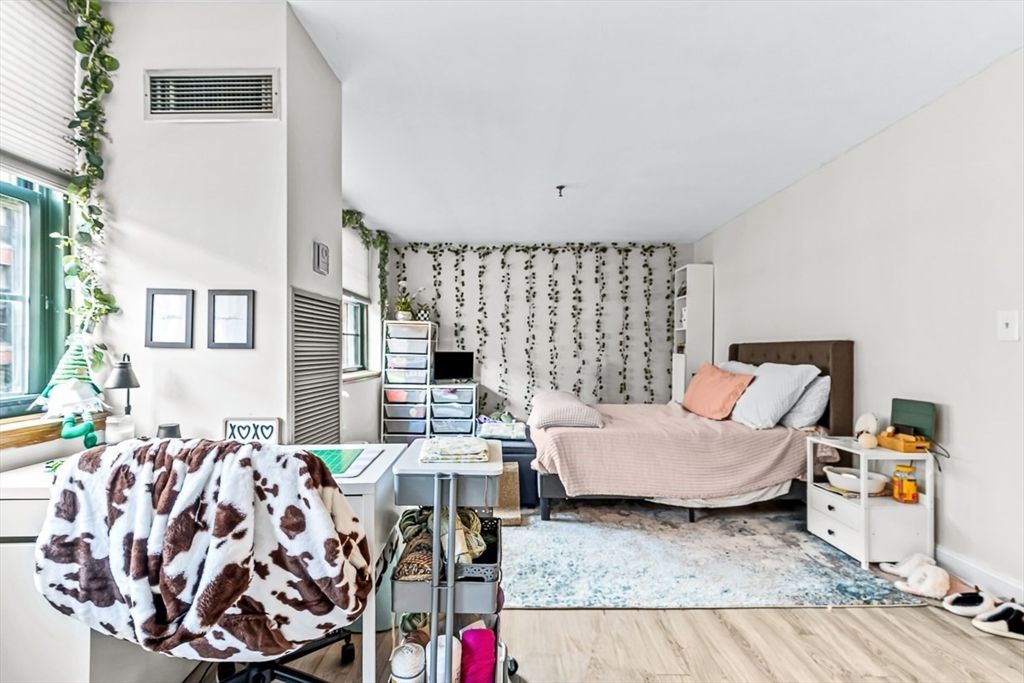 Bedroom, Interior, Wood Texture Flooring