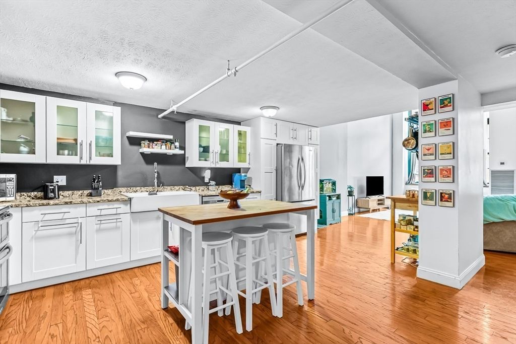 Interior, Kitchen, Wood Texture Flooring