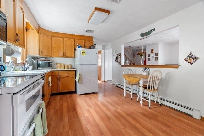 Dining room, Interior, Kitchen, Wood Texture Flooring