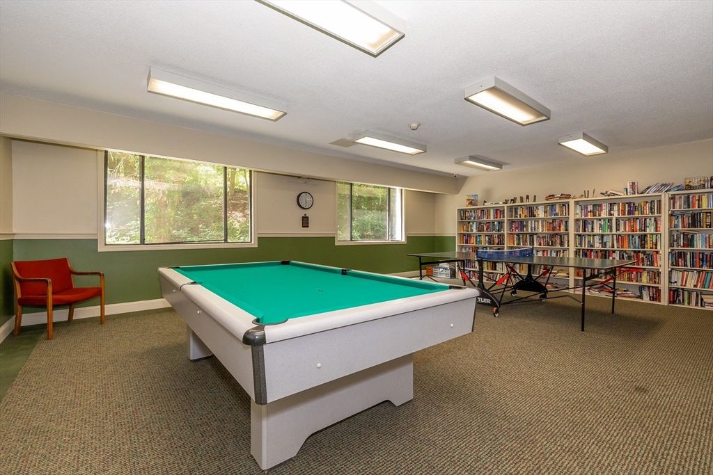 Billiard Table, Game Room, Interior