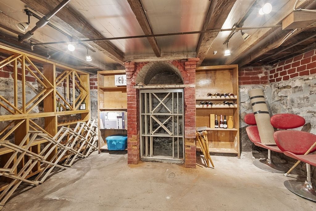 Interior, Stone Walls, Wine Storage