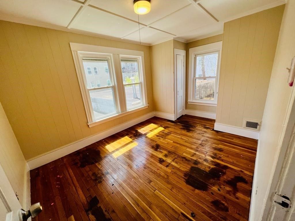Empty room, Interior, Wood Texture Flooring
