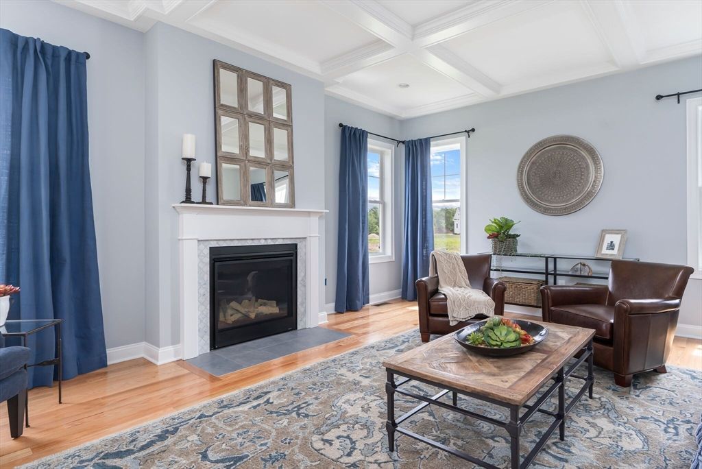 Fireplace, Interior, Living room, Wood Texture Flooring