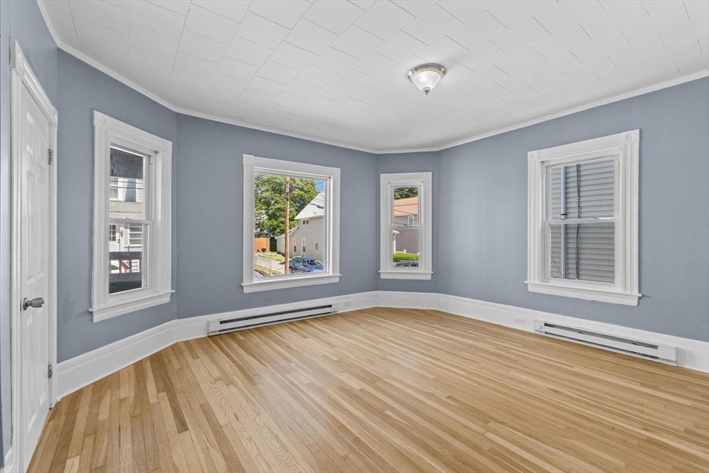Empty room, Interior, Wood Texture Flooring