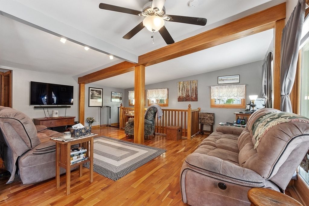 Fireplace, Interior, Living room, Wooden Beams, Wood Texture Flooring