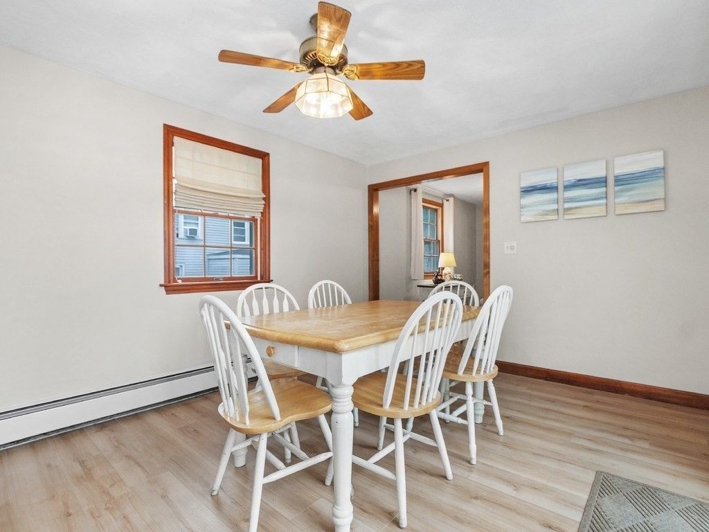 Dining room, Interior, Wood Texture Flooring