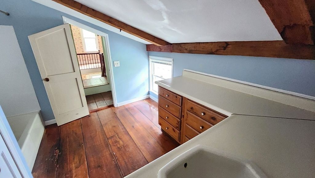Bathroom, Interior, Wood Texture Flooring