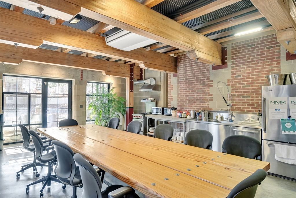 Dining room, Interior, Stone Walls, Wooden Beams