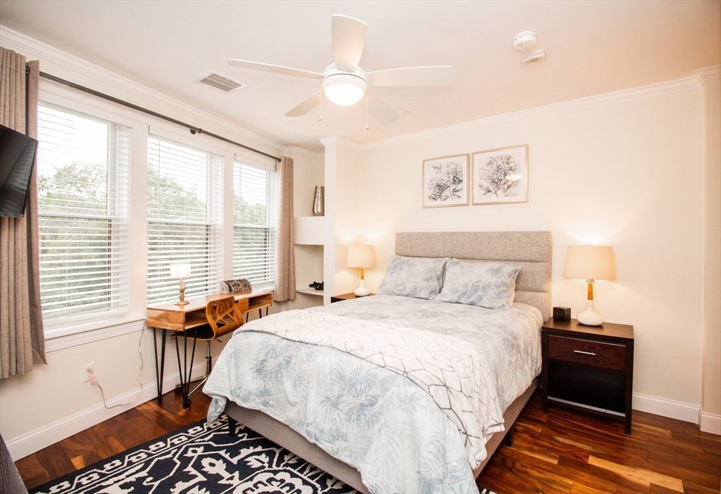 Bedroom, Interior, Wood Texture Flooring
