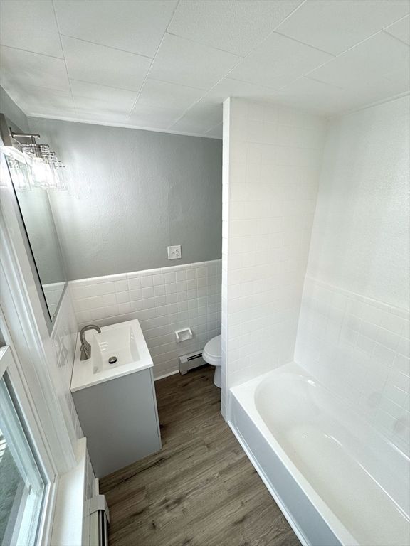 Bathroom, Interior, Wood Texture Flooring