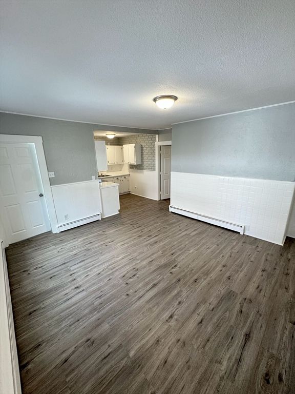 Empty room, Interior, Kitchen, Wood Texture Flooring