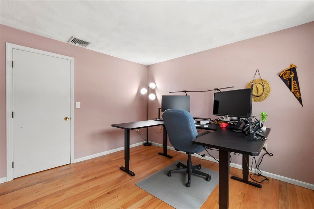 Home Office, Interior, Wood Texture Flooring