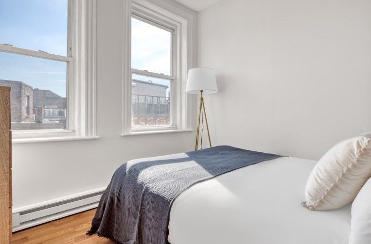 Bedroom, Interior, Wood Texture Flooring