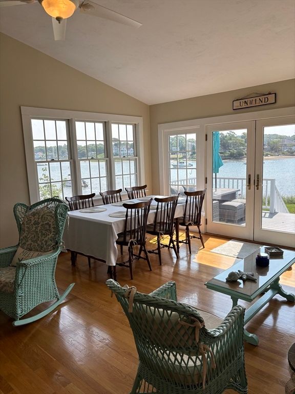 Dining room, Interior, Living room, Water, Wood Texture Flooring