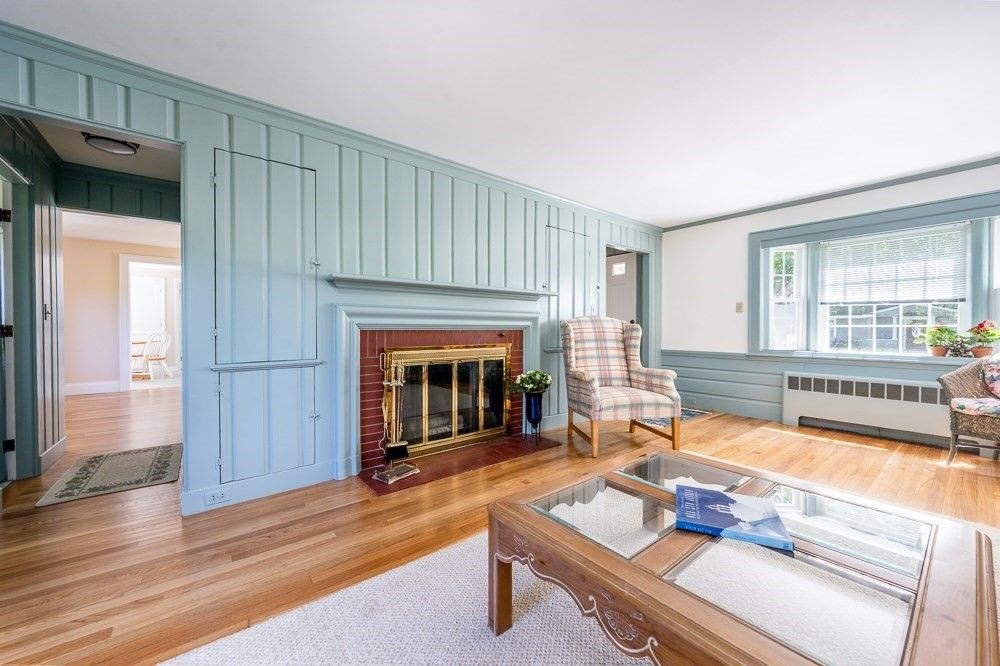 Fireplace, Interior, Wood Texture Flooring