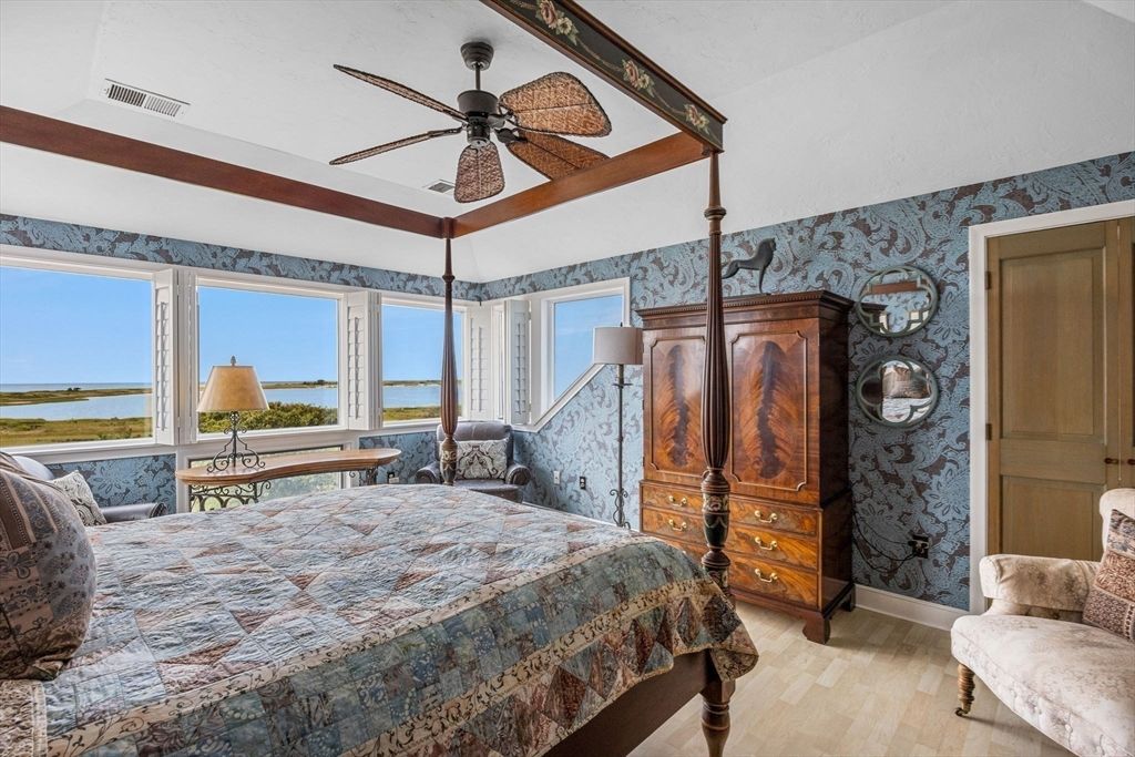 Bedroom, Interior, Water, Wood Texture Flooring