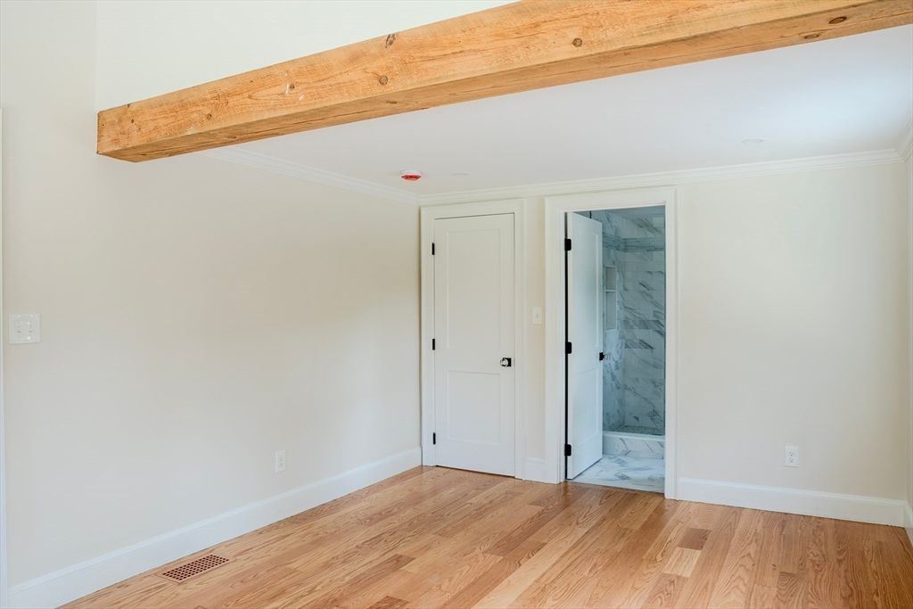 Empty room, Interior, Marble Walls, Wood Texture Flooring