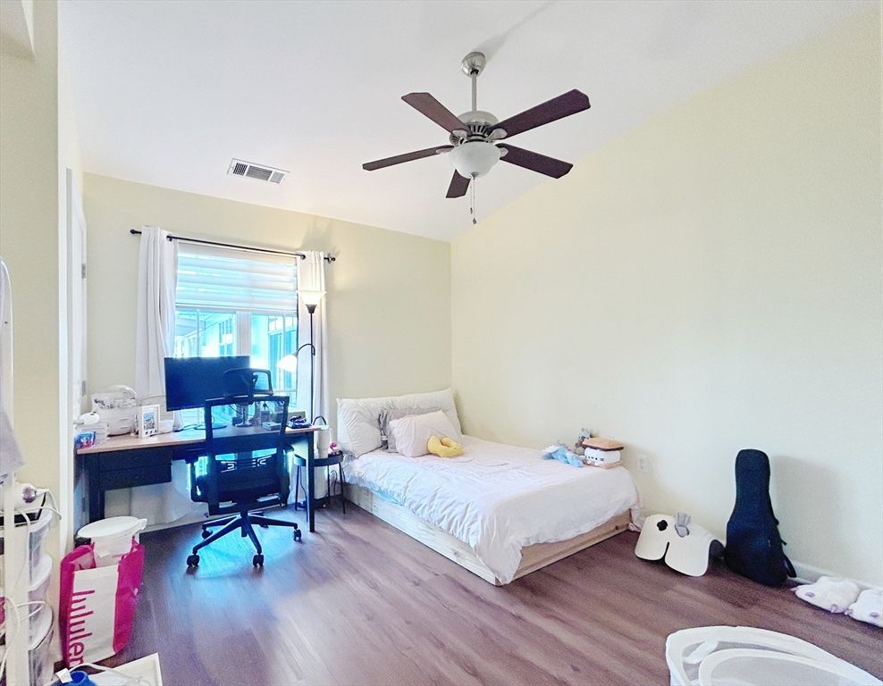 Bedroom, Home Office, Interior, Wood Texture Flooring