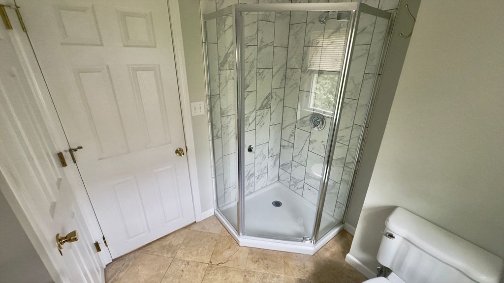 Bathroom, Glass Shower, Interior, Marble Walls