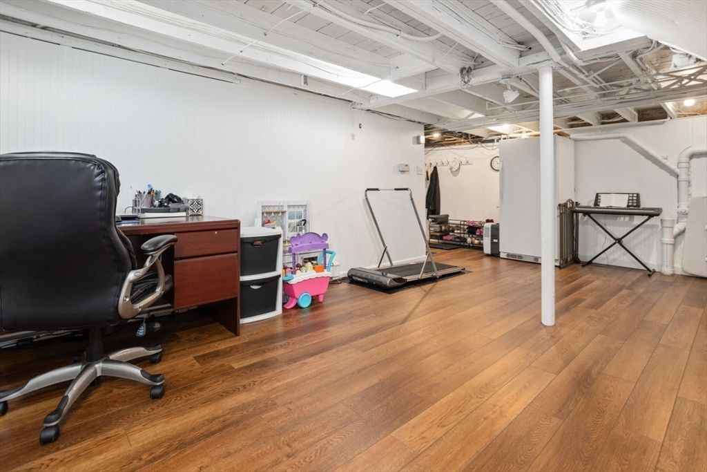 Home Office, Interior, Wood Texture Flooring