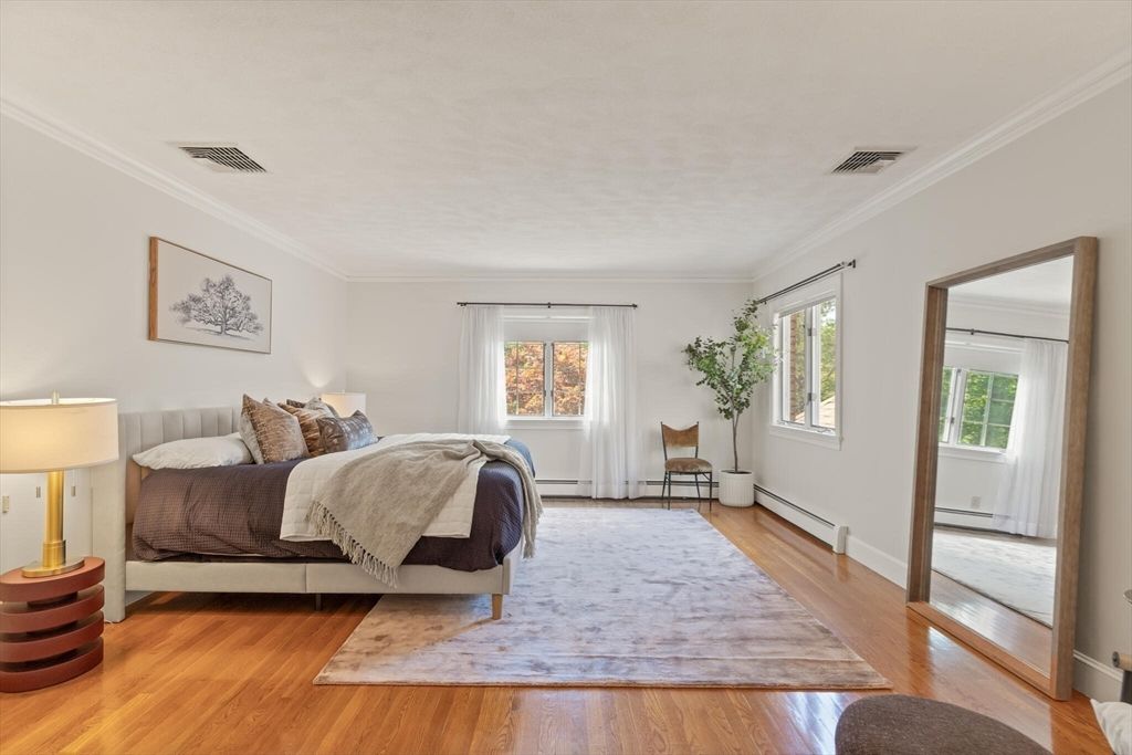 Bedroom, Interior, Wood Texture Flooring