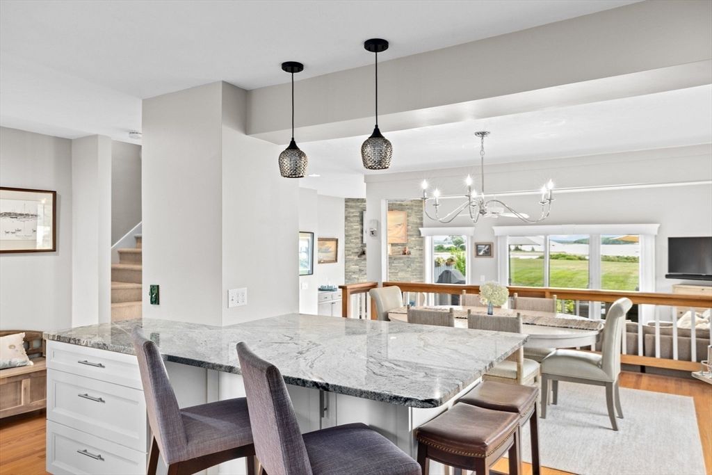 Chandelier, Dining room, Interior, Pendant Lights, Wood Texture Flooring