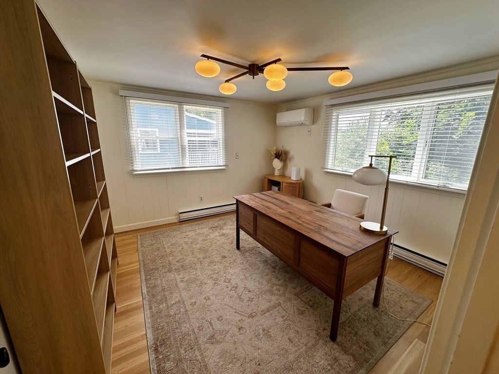 Home Office, Interior, Wood Texture Flooring