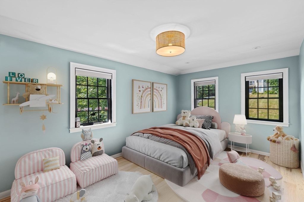 Bedroom, Interior, Wood Texture Flooring