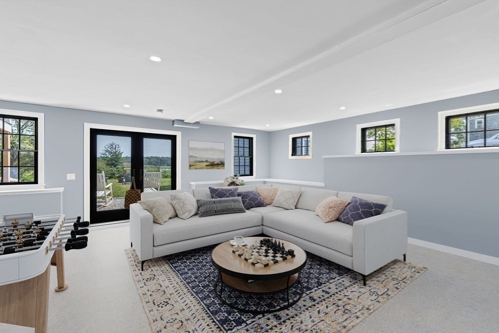 Interior, Living room, Recessed Lighting
