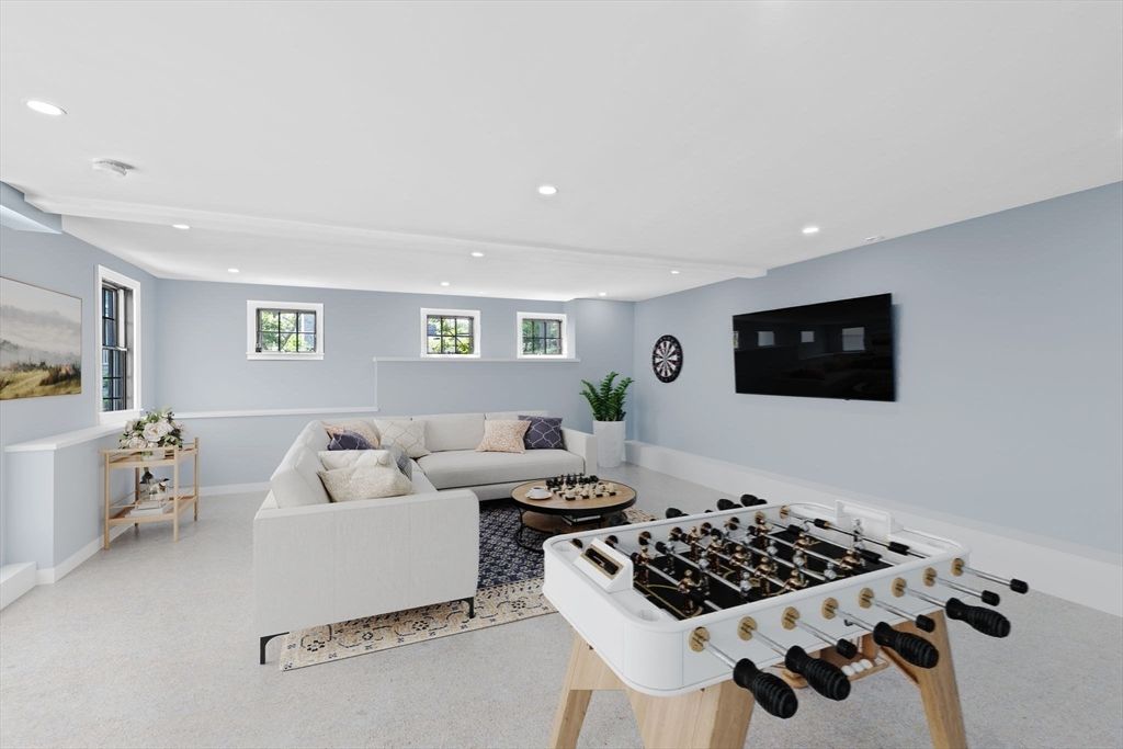 Game Room, Interior, Living room, Recessed Lighting