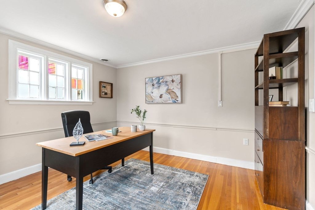 Home Office, Interior, Wood Texture Flooring
