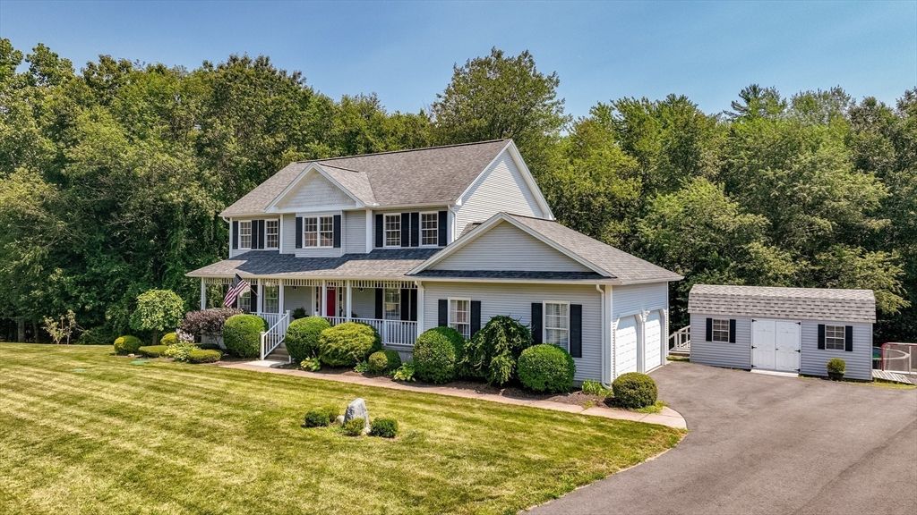 Attached, Backyard, Detached Garage, Exterior, Facade, Farmhouse