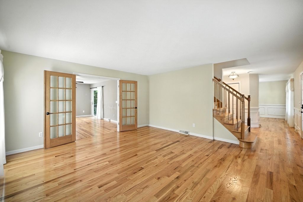 Empty room, Interior, Wood Texture Flooring