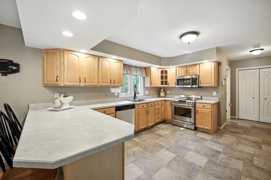 Interior, Kitchen, Recessed Lighting, Stainless Steel Appliances
