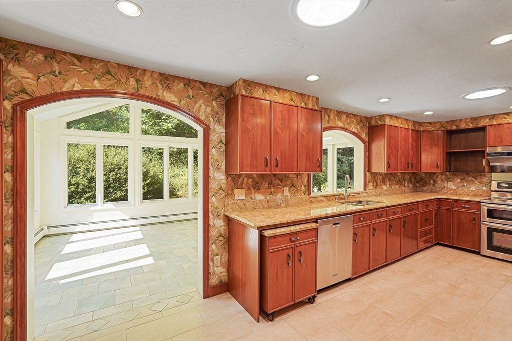 Interior, Kitchen, Recessed Lighting, Stainless Steel Appliances