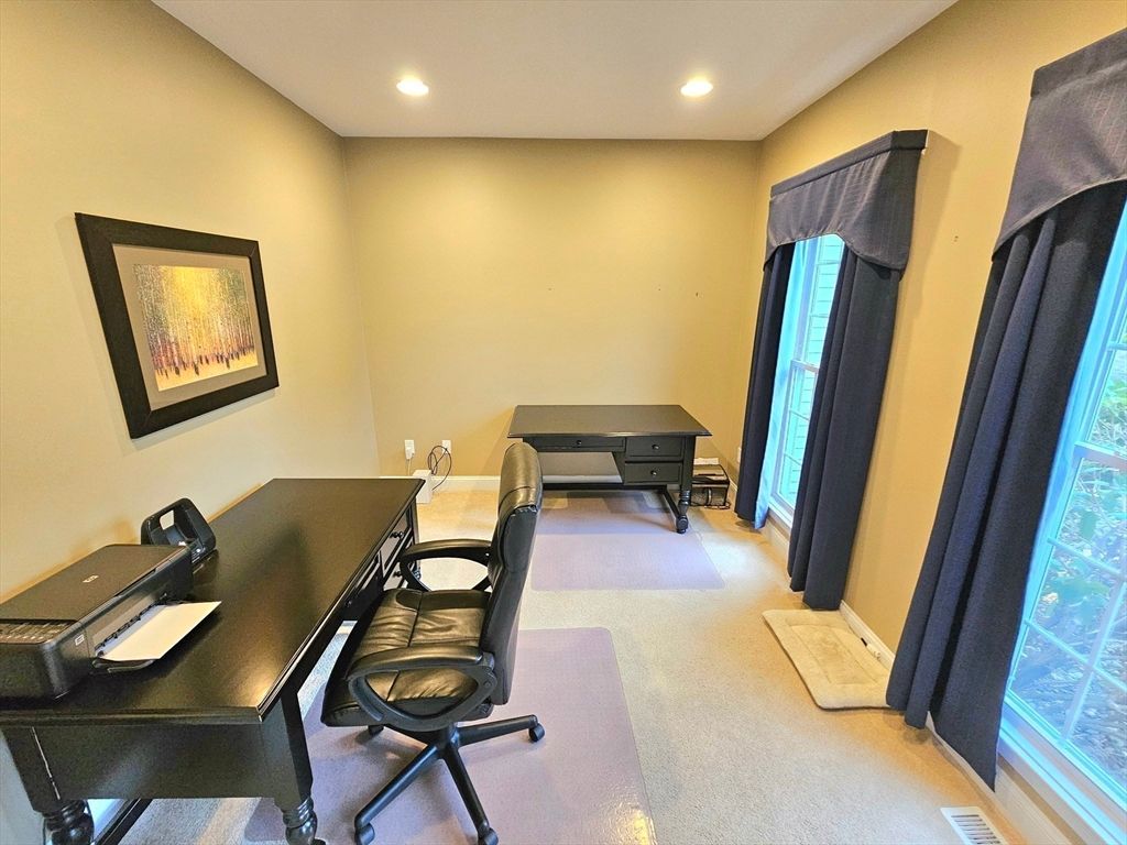 Home Office, Interior, Recessed Lighting